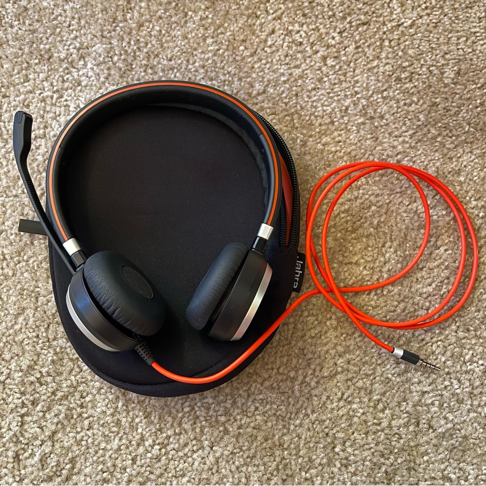 Jabra Evolve 40 Professional Wired Headset Headphones